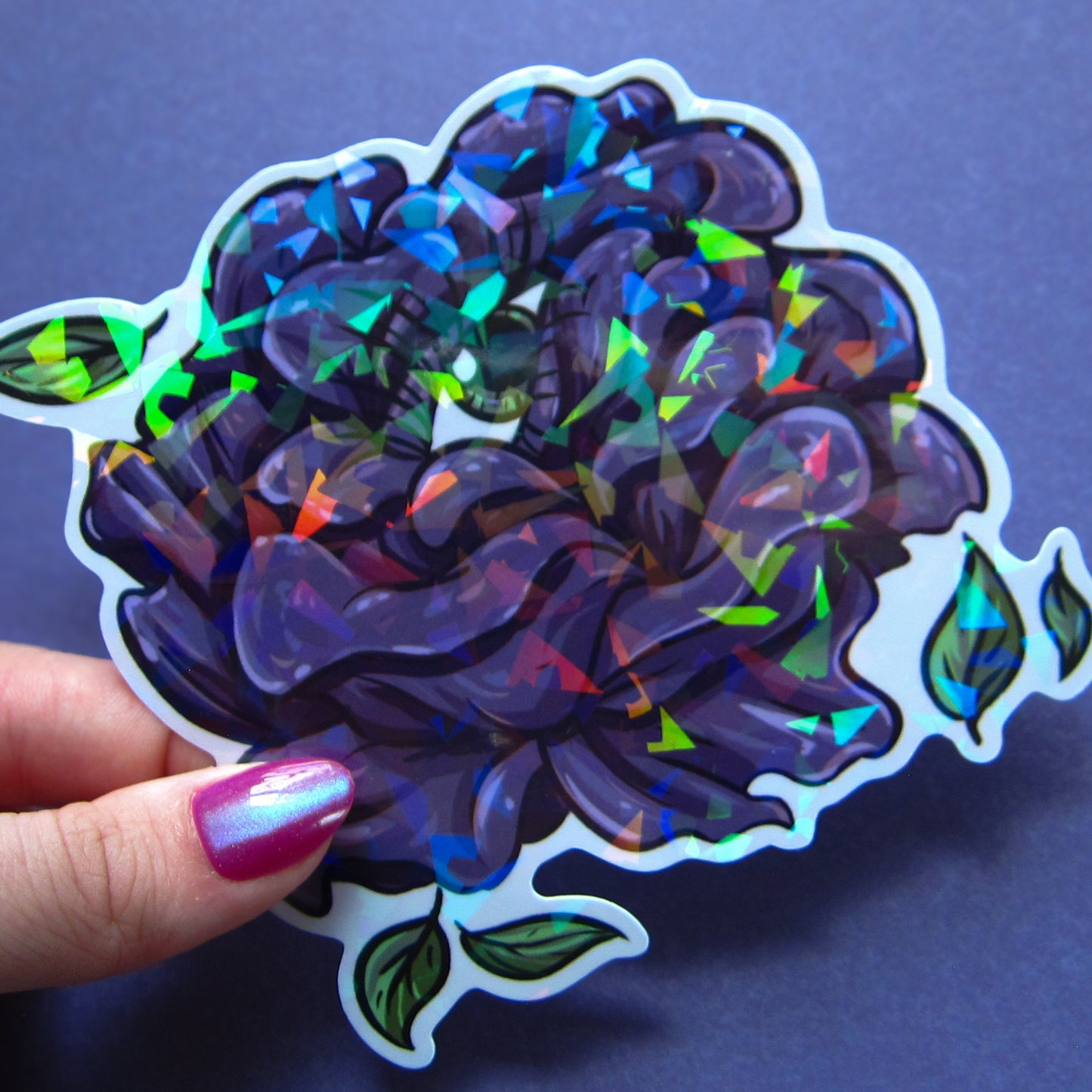 ☆ Holo Floral Eye Sticker ☆