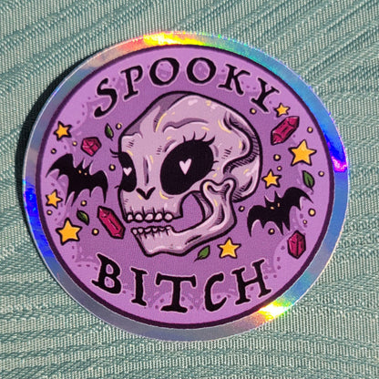 Spooky B*tch Single Sticker