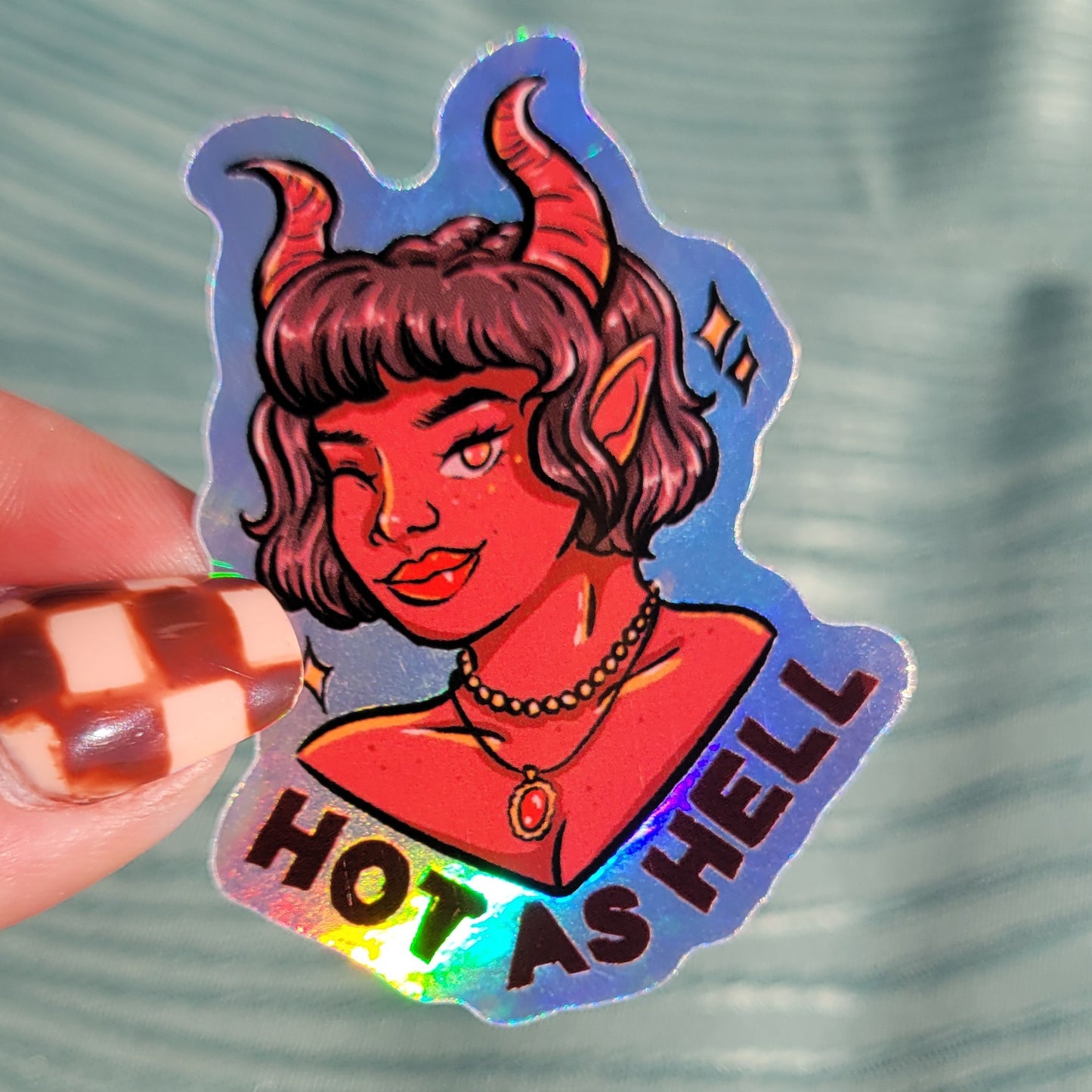 Hot as Hell Single Sticker