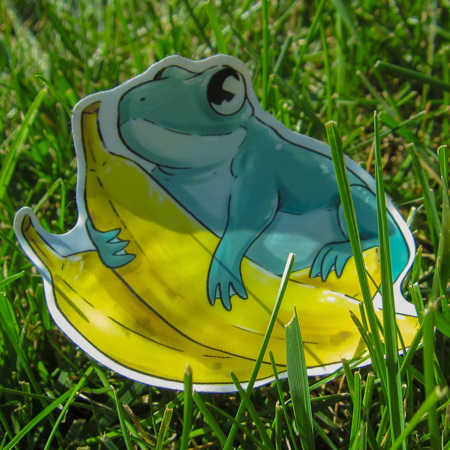 Banana Frog Sticker