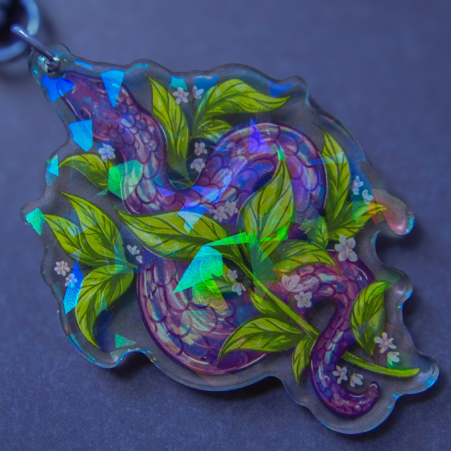 Spring Snake Keychain