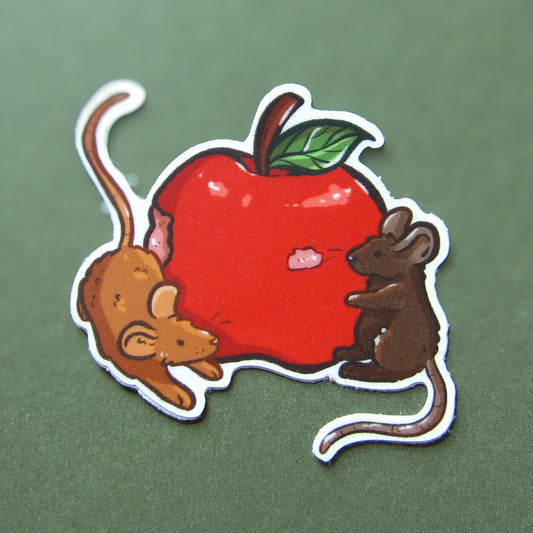 Apple Mouse Sticker