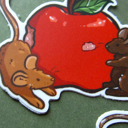 Apple Mouse Sticker