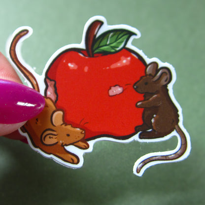 Apple Mouse Sticker