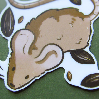 Sunflower Seed Mouse Sticker