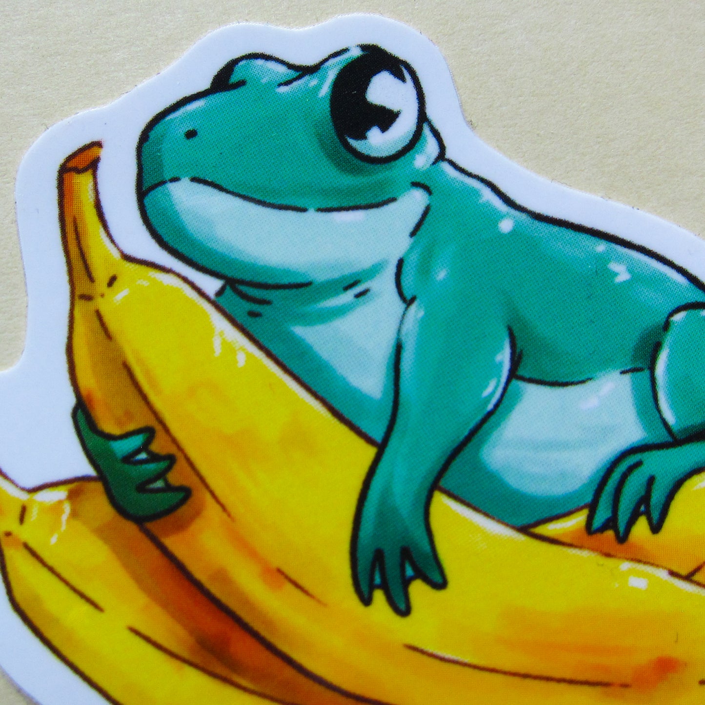 Banana Frog Sticker