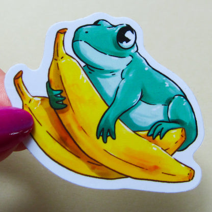 Banana Frog Sticker