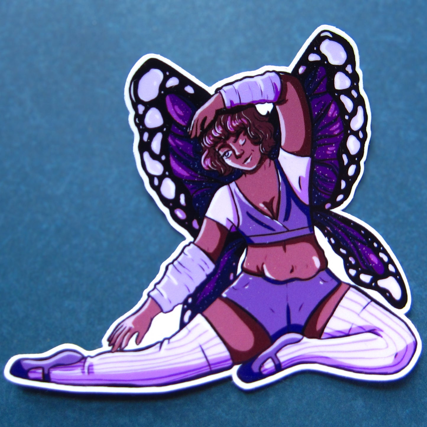 Purple Snow Fairy Sticker