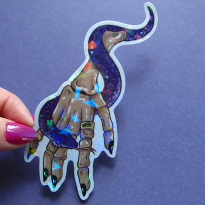 ☆ Holo Skelly Hand Sticker ☆