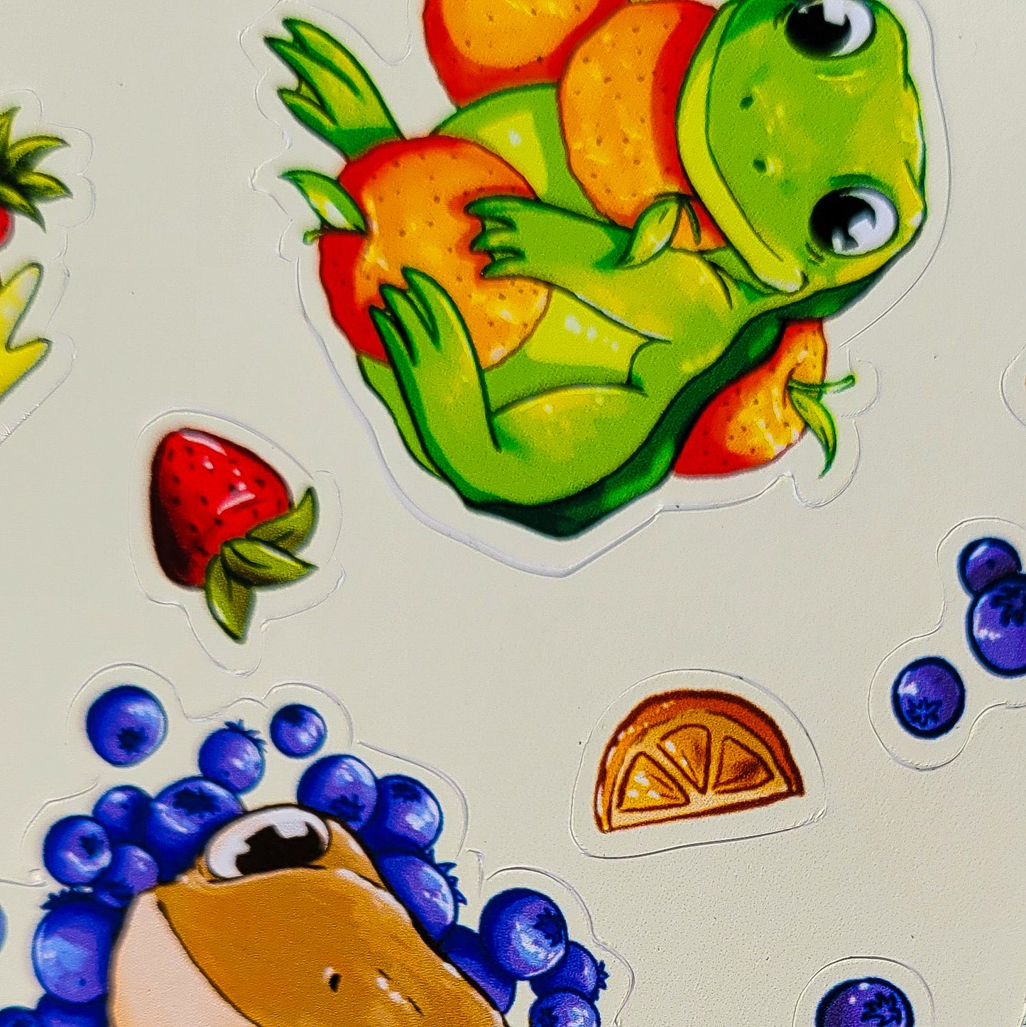 Fruit 'n Frogs Sticker Sheet