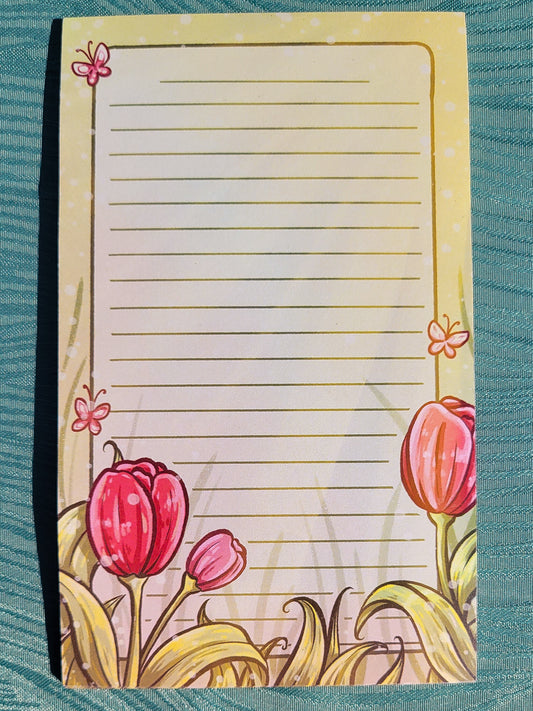 Tulip Garden Notepad