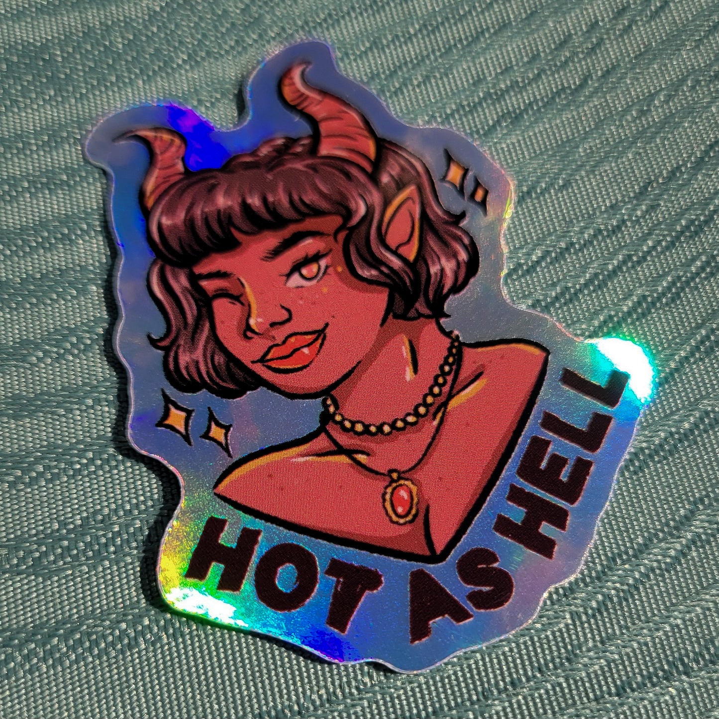 Hot as Hell Single Sticker