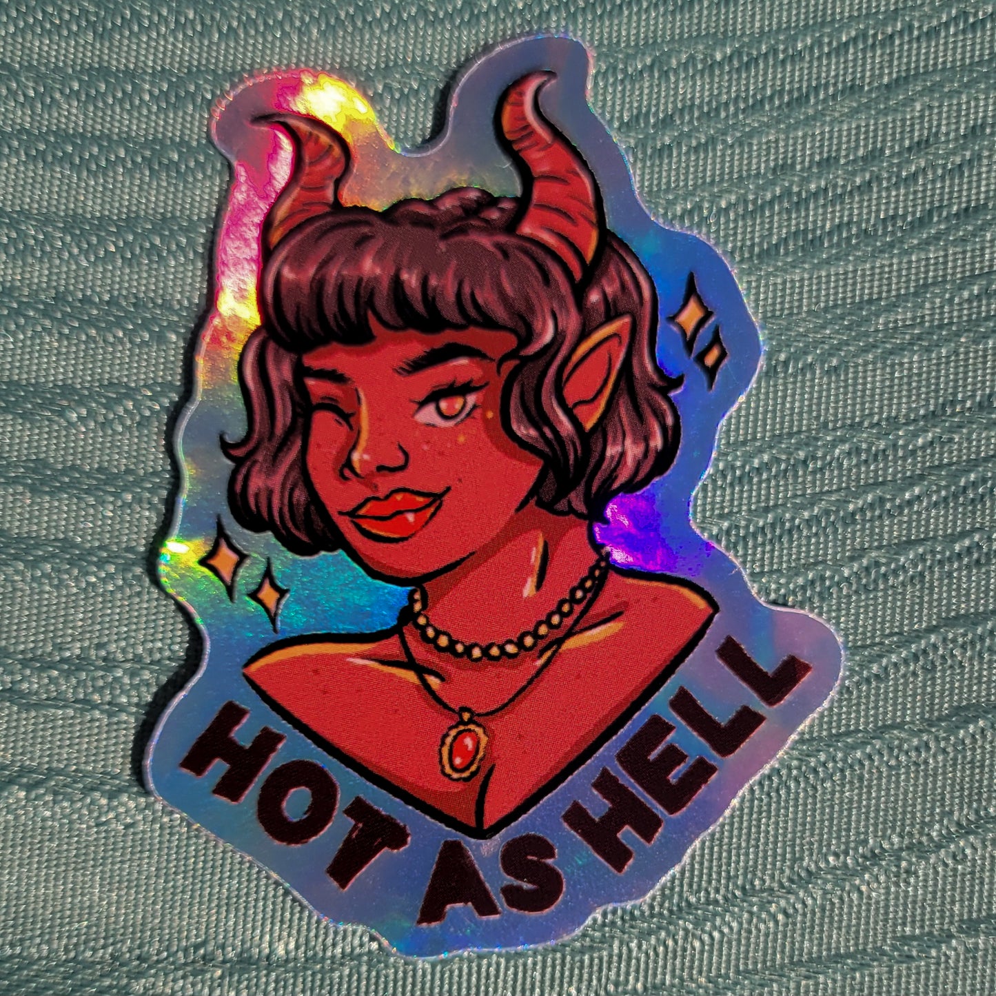 Hot as Hell Single Sticker