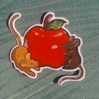 Apple Mouse Sticker