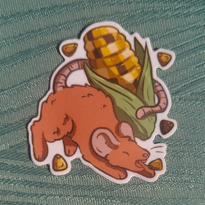 Corn Mouse Sticker