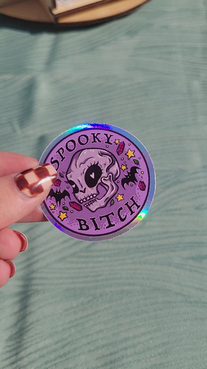 Spooky B*tch Single Sticker